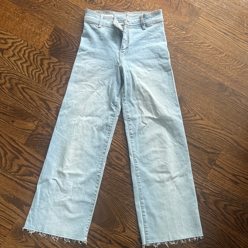 Zara Light Blue Flare Jeans
